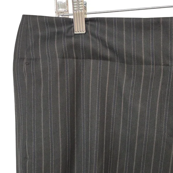 Vintage Y2K Signature by Larry Levine Grey Blue Pinstripe 3 Piece Suit Womens 12 - Picture 12 of 16